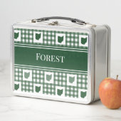 Lunch Box Gingham vert de l'Ohio (En situation)
