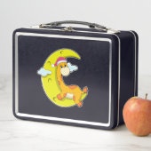 Lunch Box Girafe au coucher de la lune (En situation)