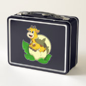 Lunch Box Girafe aux feuilles et oeufs (Dos)