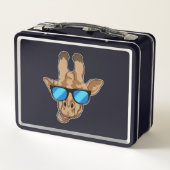 Lunch Box Girafe avec lunettes de soleil (Dos)