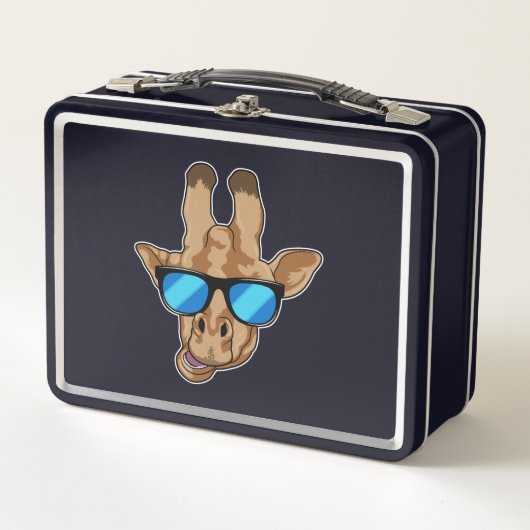Lunch Box Girafe avec lunettes de soleil (Devant)