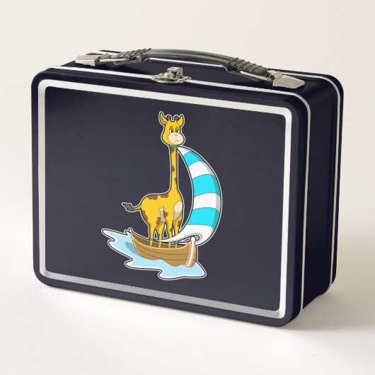 Lunch Box Girafe avec voilier (Devant)