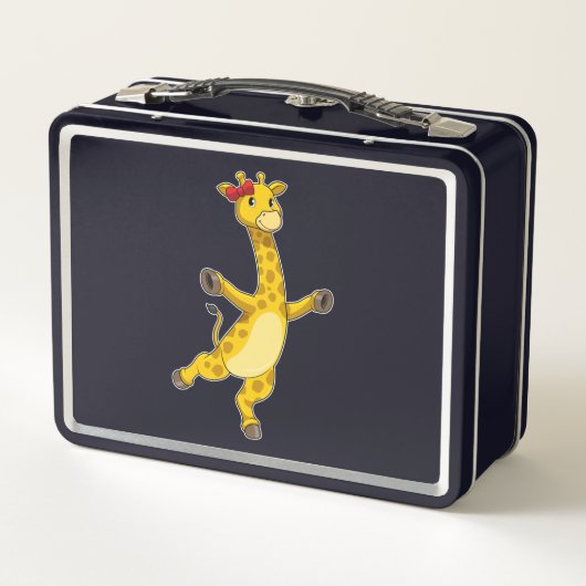 Lunch Box Giraffe au ruban (Dos)