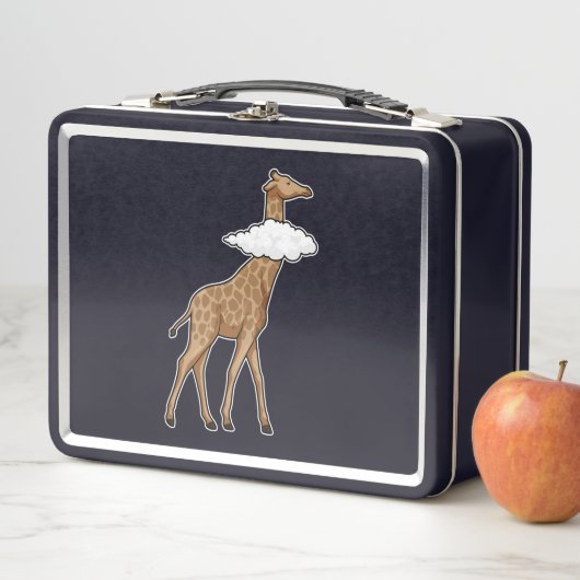 Lunch Box Giraffe avec nuage (En situation)