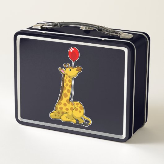 Lunch Box Giraffe with Balloon (Dos)