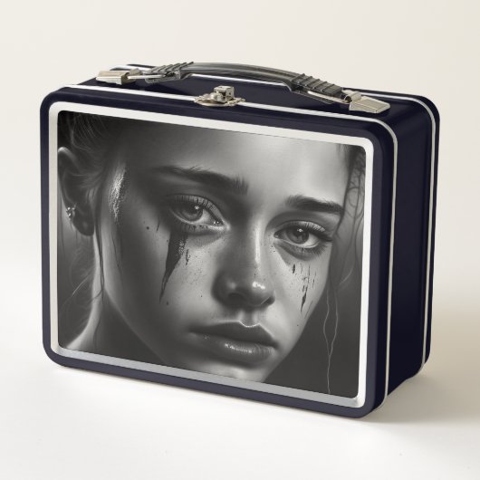 Lunch Box Girl with tears (Devant)