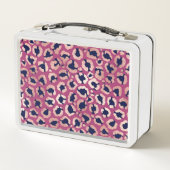 Lunch Box Girly moderne Rose Gold Marine violet Empreinte de (Dos)