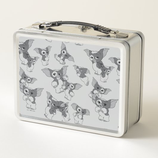 Lunch Box Gizmo | Motif noir et blanc (Dos)