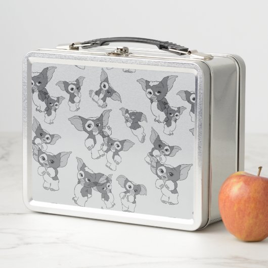 Lunch Box Gizmo | Motif noir et blanc (En situation)