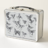 Lunch Box Gizmo | Motif noir et blanc (Devant)