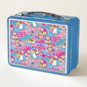 Lunch Box Gizmo | Pink Peace & Love Motif (Dos)