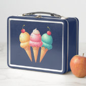 Lunch Box Glace colorée (En situation)