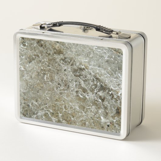 Lunch Box Glace glaciaire Texture nature Abstraite (Dos)