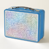 Lunch Box Glitzy Aqua Sparkle Unicorn (Dos)