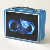 Lunch Box Glowing infinity with blue rose (Dos)