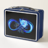 Lunch Box Glowing infinity with blue rose (Devant)