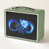 Lunch Box Glowing infinity with blue rose (Dos)