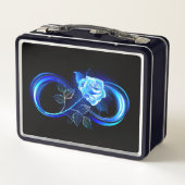 Lunch Box Glowing infinity with blue rose (Dos)