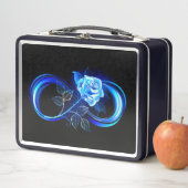 Lunch Box Glowing infinity with blue rose (En situation)