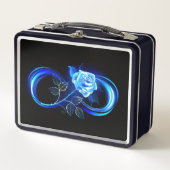 Lunch Box Glowing infinity with blue rose (Devant)