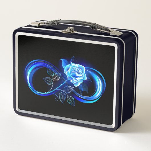 Lunch Box Glowing infinity with blue rose (Devant)