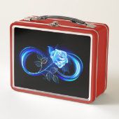 Lunch Box Glowing infinity with blue rose (Devant)