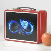 Lunch Box Glowing infinity with blue rose (En situation)