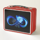 Lunch Box Glowing infinity with blue rose (Dos)