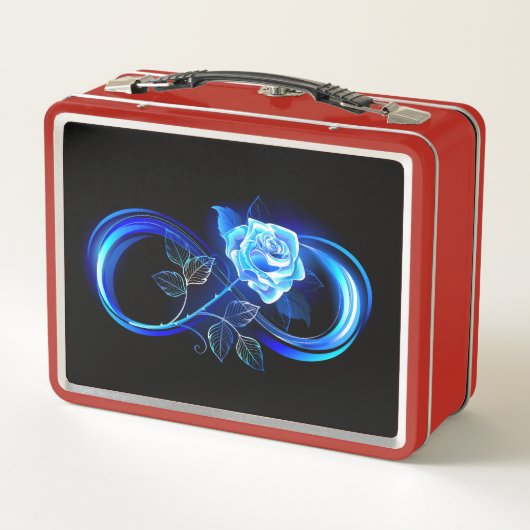 Lunch Box Glowing infinity with blue rose (Dos)
