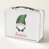 Lunch Box Gnome Pour Les Vacances Drôle & Adorable Noël (Dos)