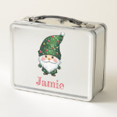 Lunch Box Gnome Pour Les Vacances Drôle & Adorable Noël (Dos)
