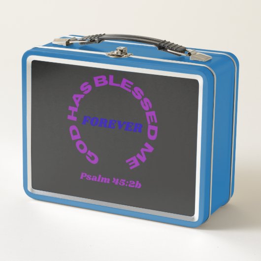 Lunch Box God Has Blessed Me Forever  (Devant)