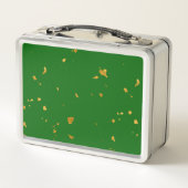 Lunch Box Gold Flakes sur Emerald Green (Dos)