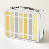 Lunch Box Gold Silver Bronze Metal Hues (Dos)