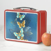 Lunch Box Golden butterflies (En situation)