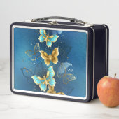 Lunch Box Golden butterflies (En situation)