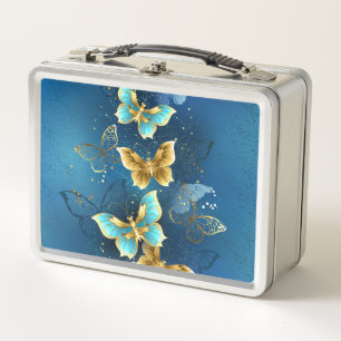Lunch Box Golden butterflies