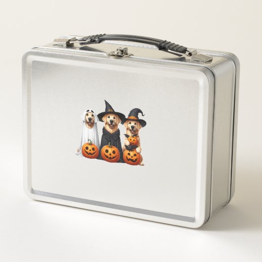 Lunch Box Golden Retriever Ghost Halloween Amoureux de les c (Devant)
