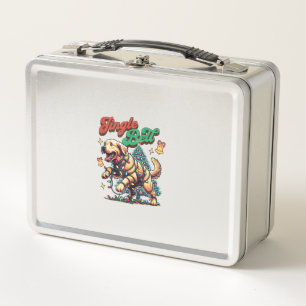 Lunch Box Golden Retriever Jingle Bell Père Noël Noël