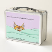 Lunch Box Good Morning Orange Cat Funny (Dos)