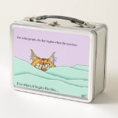 Lunch Box Good Morning Orange Cat Funny (Devant)