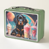 Lunch Box Gordon Setter Puppy N Milkshakes (Dos)