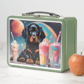 Lunch Box Gordon Setter Puppy N Milkshakes (En situation)