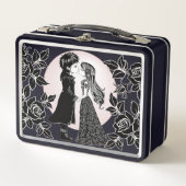 Lunch Box Gothique Emo Enfants Kiss Valentine's Day (Devant)