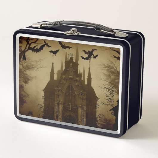 Lunch Box Gothique/Halloween/automne/citrouille (Devant)