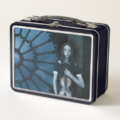 Lunch Box Gothique Victorian Girl tenant Violon Imaginaire f (Devant)