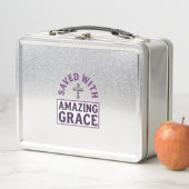 Lunch Box Grâce Incroyable Croix Chrétienne Vintage (En situation)