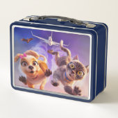 Lunch Box Gracie & Pedro : Animaux de compagnie à la Secourt (Dos)