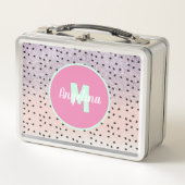 Lunch Box Graines de pastèque mignonnes avec faux strass mon (Devant)