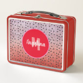 Lunch Box Graines de pastèque mignonnes Parties scintillant  (Devant)